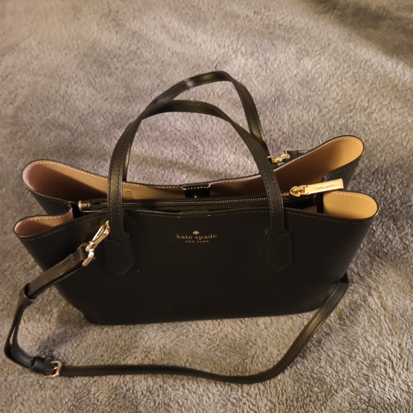 Kate Spade Black Leather Tote Bag - Picture 8 of 12